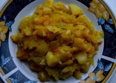 Cavolo brasato con patate - semplice e delizioso