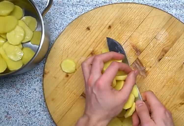 Per preparare sterlet, preparare gli ingredienti