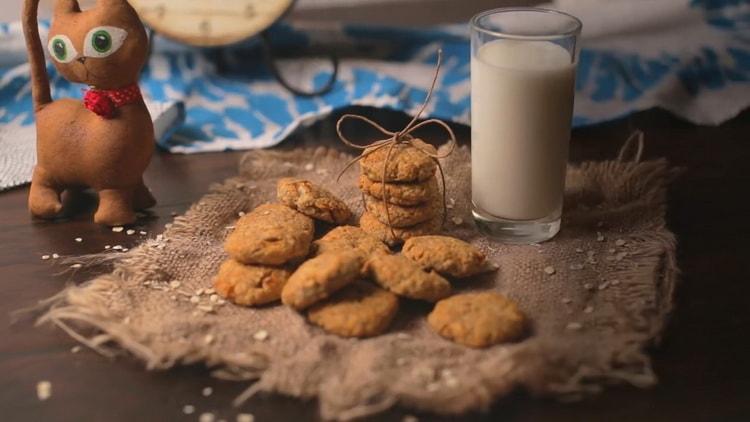 biscotti di farina d'avena di ricotta pronti