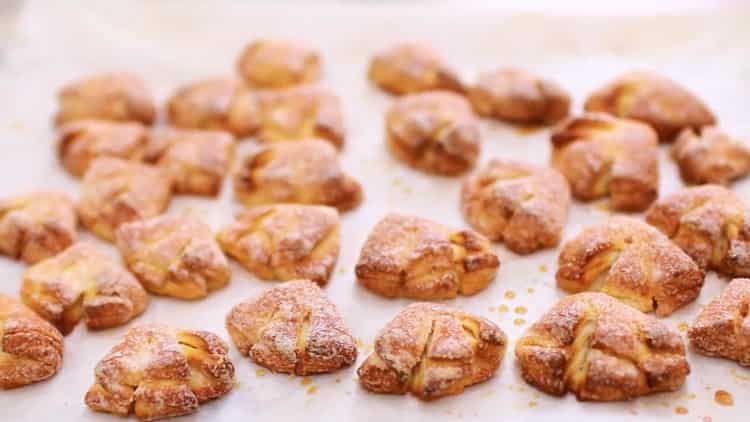 biscotti di ricotta con zampe d'oca pronti