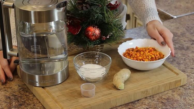 Tè profumato all'olivello spinoso - una ricetta molto semplice