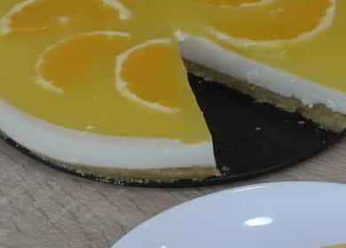 Cheesecake senza cottura con ricotta e biscotti - un ottimo dessert per un tea party o un tavolo festivo