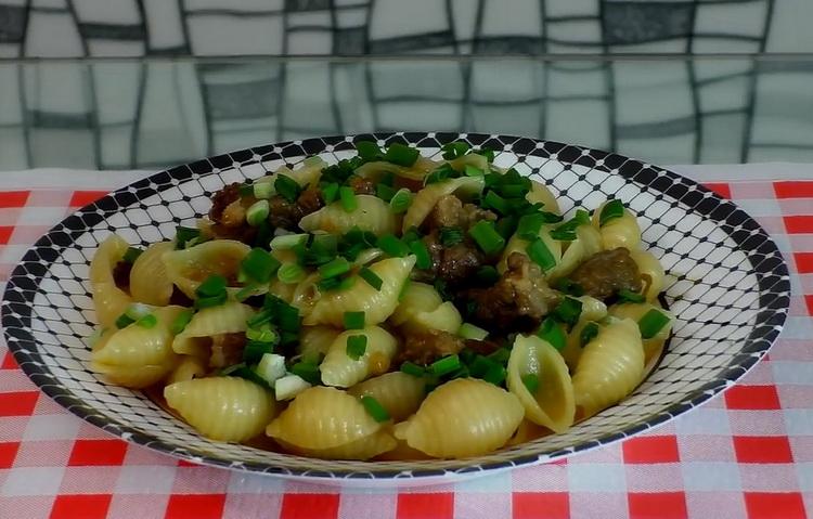 pasta con carne pronta