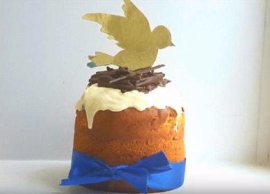 Torta di Pasqua bagnata su panna acida - molto gustosa