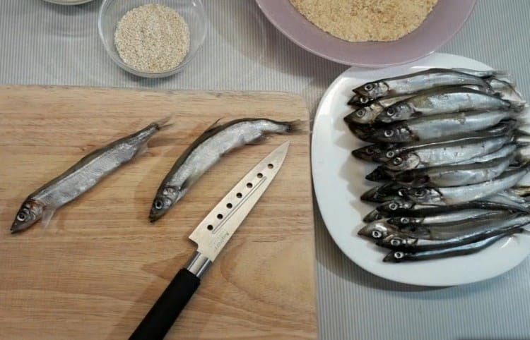 Se il capelin è stato congelato, scongelarlo.