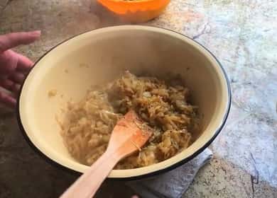 Ripieno per torte con cavolo: una ricetta passo dopo passo con foto