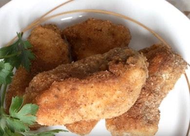 Delicious zander in pastella: ricetta con foto e video passo dopo passo,