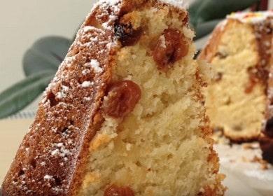 Stiamo preparando una deliziosa torta di cagliata secondo una ricetta passo-passo con una foto.