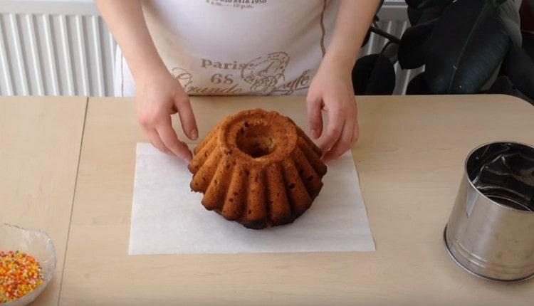 L'appetitosa torta di ricotta è pronta.