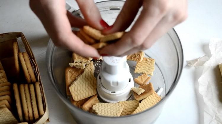 Per preparare una cheesecake senza cottura con mascarpone, prepara gli ingredienti