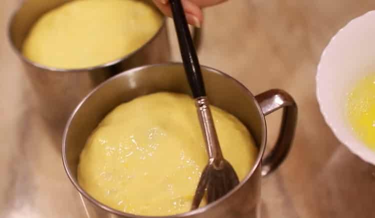 Orange cake ng Easter sa isang hakbang-hakbang na recipe na may larawan