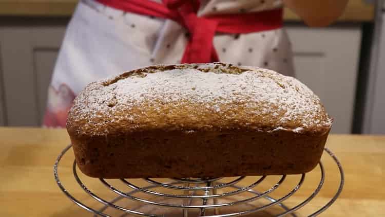 il muffin alla banana è pronto