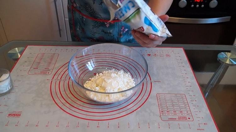 Cottura della pasta sfoglia con ricotta