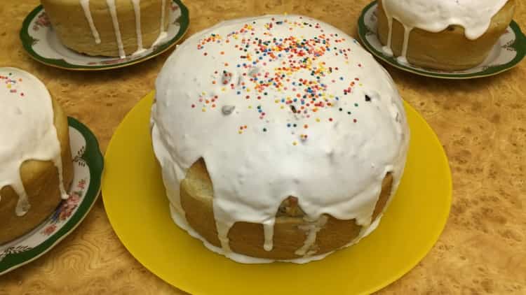 Deliziosa torta pasquale con lievito naturale di grano