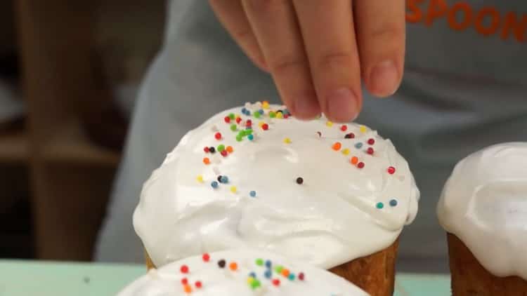 la torta di kefir è pronta