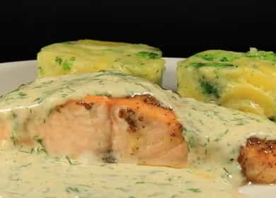 Salmone in salsa cremosa - ricetta per le vacanze