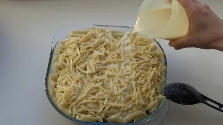 Per fare la pasta, riempi