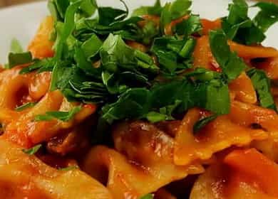 Pasta con carne in padella - semplice e molto gustosa 🍝