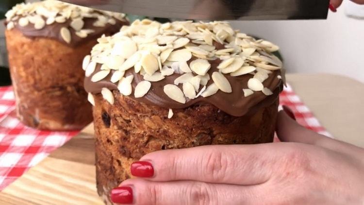 la torta al cioccolato è pronta