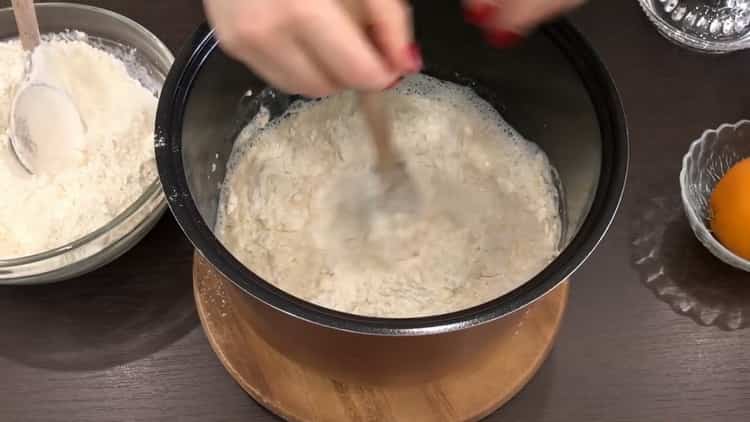 Per fare una torta al cioccolato, fai un impasto