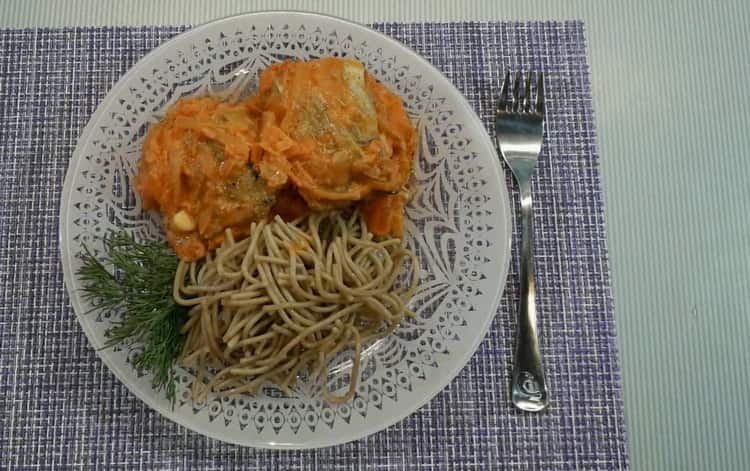 Pollock in salsa di panna acida ricetta graduale con foto