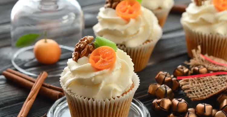 cupcake alla carota pronti