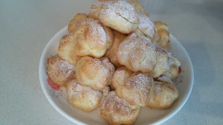 crema pasticcera profiteroles pronto