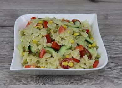 Gustosa ardesia con pasta e verdure senza maionese 🍝