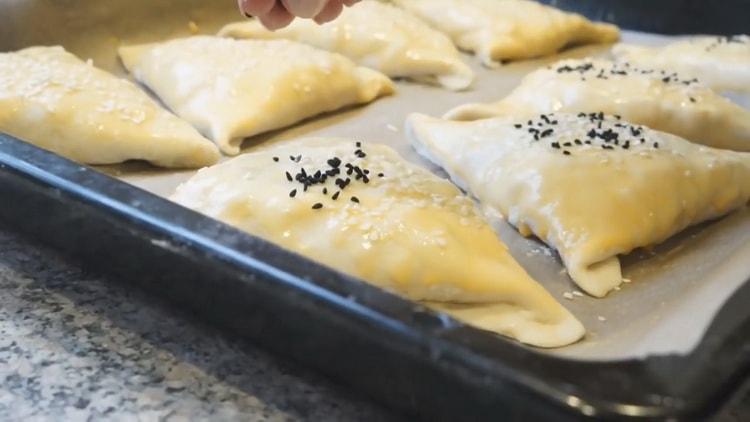 Samsa con zucca secondo una ricetta graduale con foto