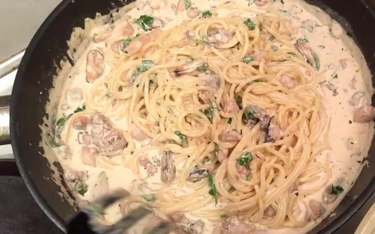 spaghetti di pesce pronti