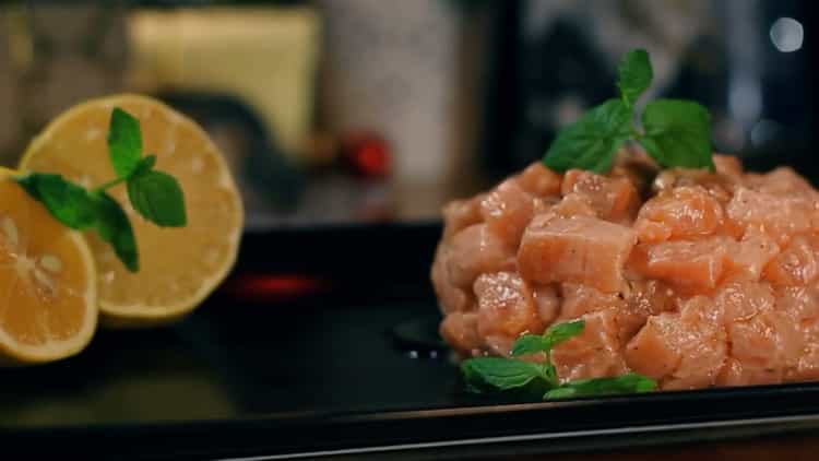 tartare di salmone pronta