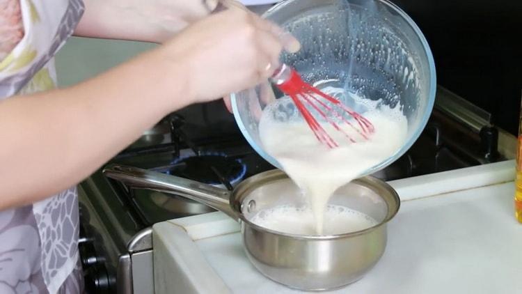 Per preparare le lumache di pasta sfoglia, preparare gli ingredienti