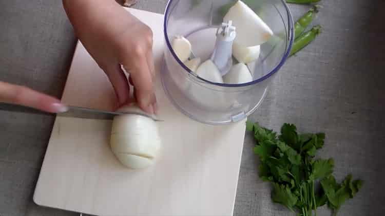 Per cucinare, prepara gli ingredienti