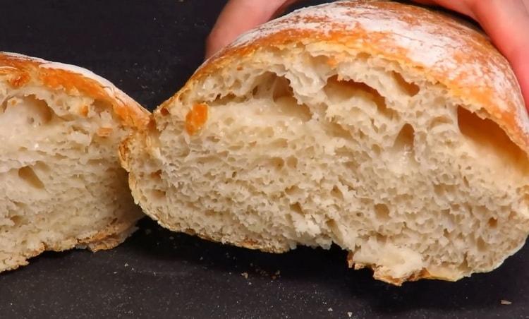 Delizioso Pane Ciabatta Italiano Pronto