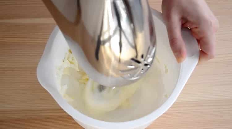 Per preparare cupcake al cioccolato, crea una crema