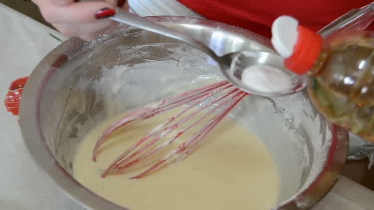 Per preparare il piatto, aggiungi la soda