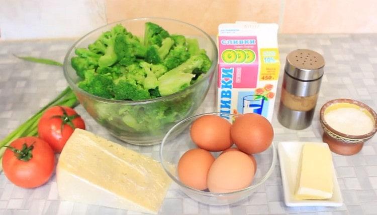 I broccoli devono prima essere bolliti.