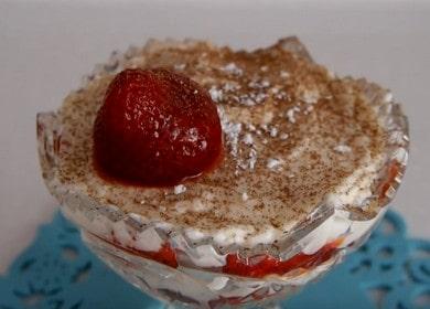 Dessert alla fragola con mascarpone in 5 minuti 🍰