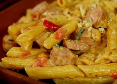 Pasta con salsa di salsiccia - veloce e deliziosa 🍝