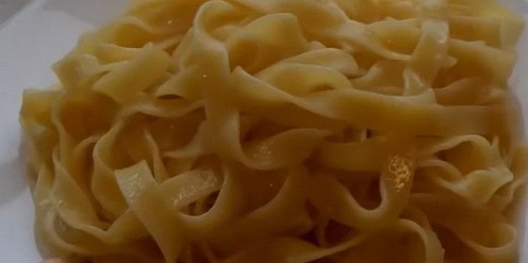 Le fettuccine sono pronte.