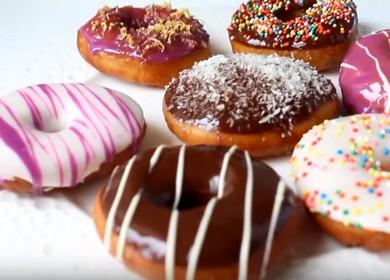 Come imparare a cucinare deliziose ciambelle con una ciambella in una ricetta passo-passo 🍩