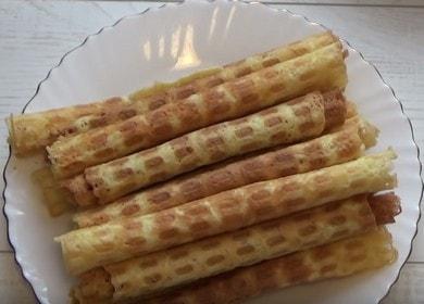 La più deliziosa ricetta per waffle sottili: foto e video passo-passo.