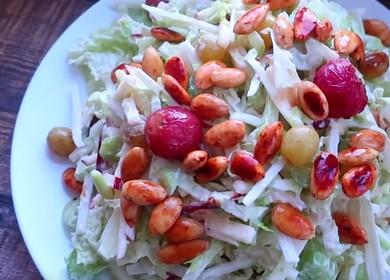 Una deliziosa ricetta di insalata con gambo di sedano: foto passo dopo passo.