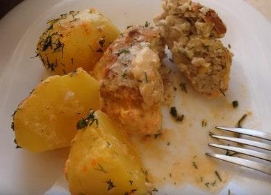 Cuciniamo deliziose polpette con patate secondo una ricetta passo-passo con una foto.