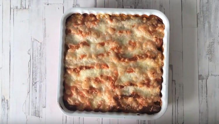 I rotoli di pasta ripiena sono pronti.