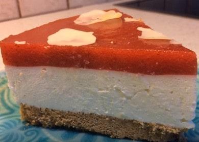 Cheesecake alla fragola senza cottura con mascarpone - una ricetta facile 🍰