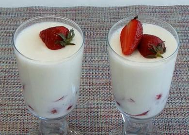 Ricetta graduale Blanmange dessert con foto