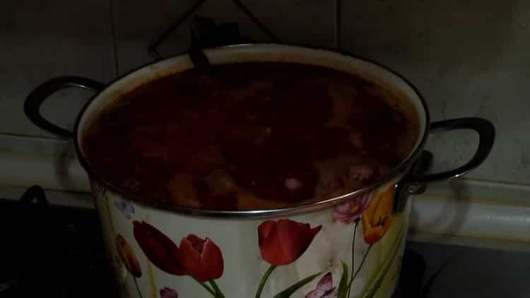 Borsch con fagioli: una ricetta passo passo con foto