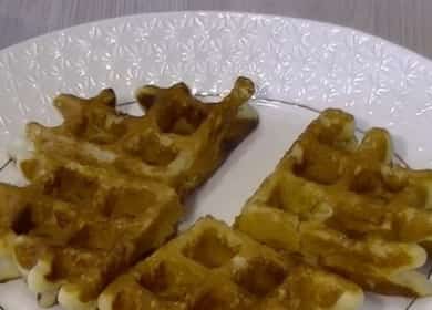 Waffle viennesi con albicocche - delicati e gustosi 🍪