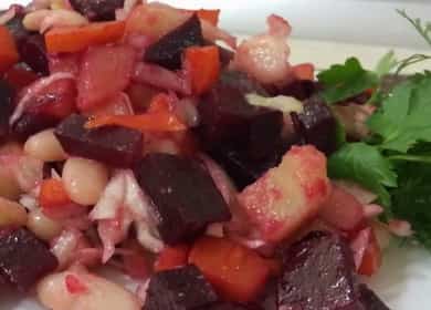 Vinaigrette con fagioli ricetta graduale con foto